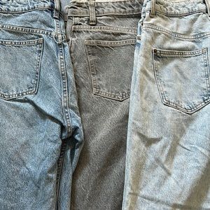 3 Pairs of ZARA size 38 US 6 jeans